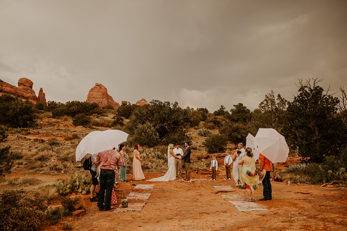 Munds Wagon Trail Intimate Wedding Day | Sedona Elopement