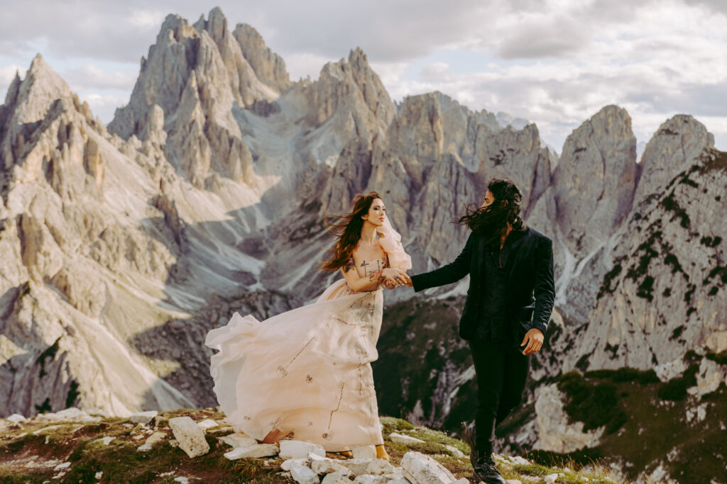 how to elope at Tre cime