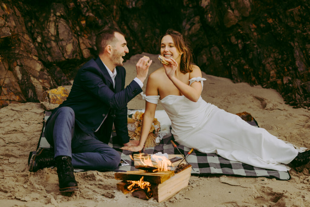 how to elope on the oregon coast at cannon beach