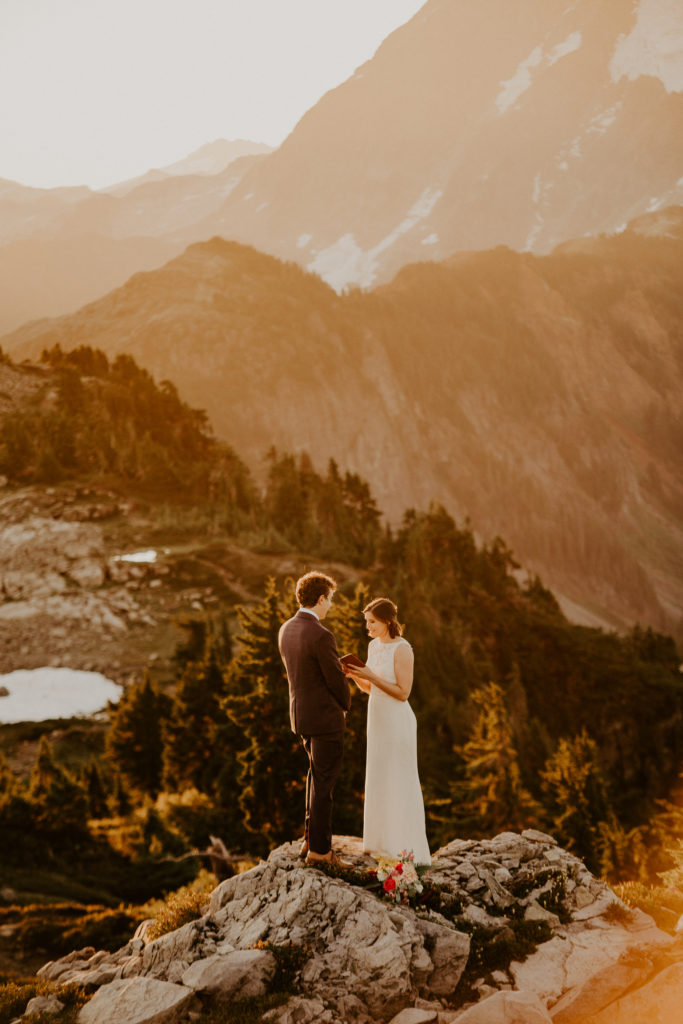 private elopement in Washington state